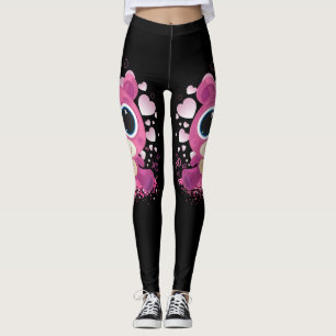 Valentine's Day Teddy Bear Leggings