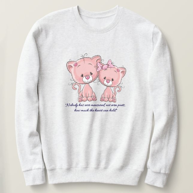 Valentine's day Theme love Design  Sweatshirt (Design Front)
