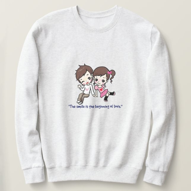 Valentine's day Theme love Design  Sweatshirt (Design Front)