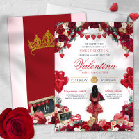 Valentine's Day Theme Sweet 16 Birthday Party