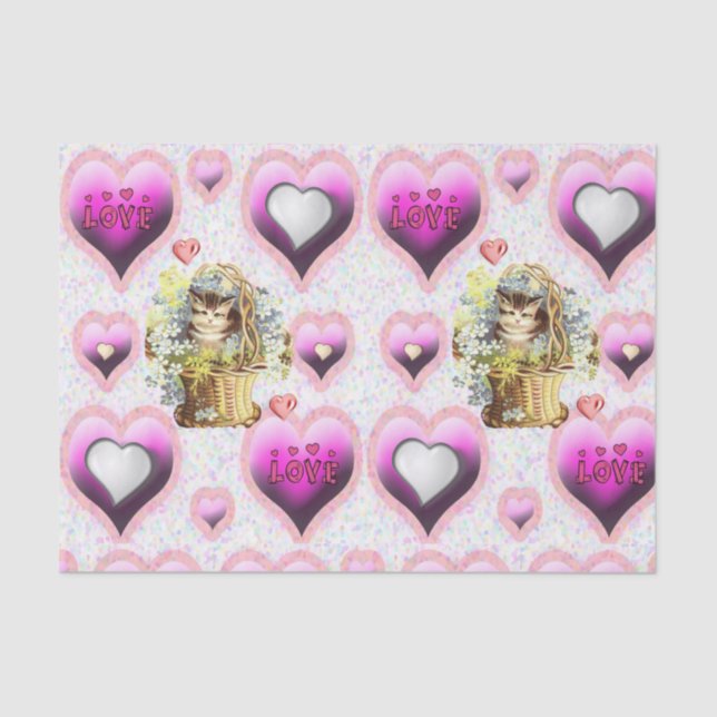 Valentine's Day Tissue Paper (Front)