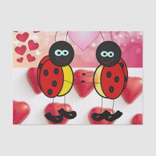 Valentine's Day Tissue Paper (Front)