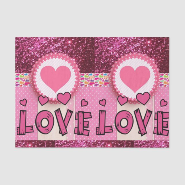 Valentine's Day Tissue Paper (Front)