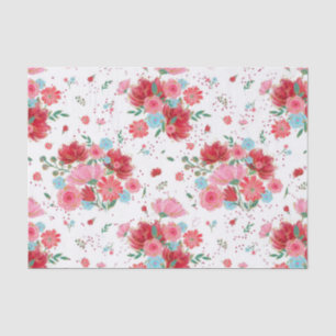 Valentine's Day Tissue Paper Floral Roses 