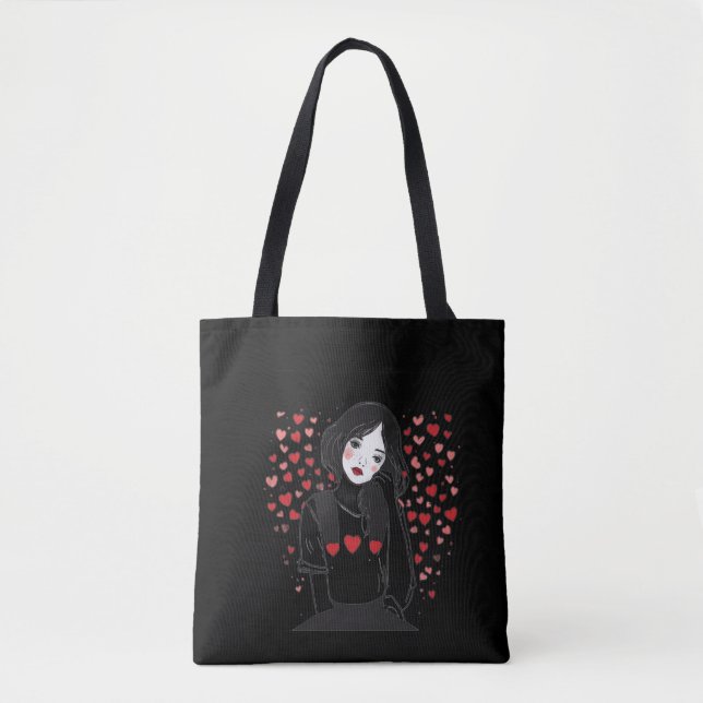valentines day tote bag (Front)