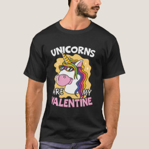 Valentines Day Unicorn February 14 Romantic Unicor T-Shirt