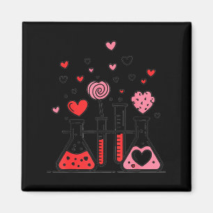Valentines Day Vibes Science Teacher 100 Days Of S Magnet