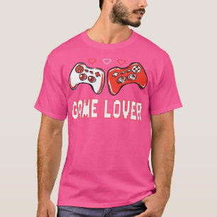 Valentine's Day Video Game Lover Graphic Art Gamer T-Shirt