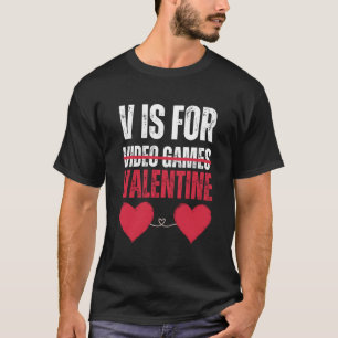 Valentine's Day Video Games Women And Men 2023 Re T-Shirt