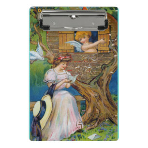 VALENTINE'S DAY ~ vintage artwork ~ Mini Clipboard