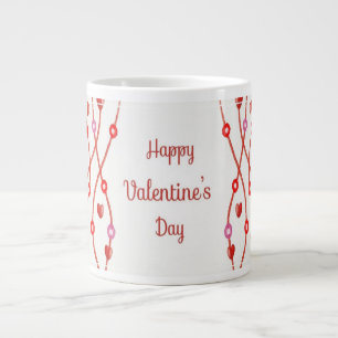 Valentine's Day Watercolor Design-23223 Large Coffee Mug