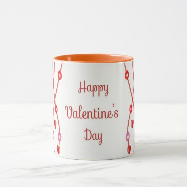 Valentine's Day Watercolor Design-23223 Mug (Center)