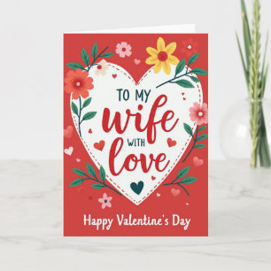 Valentines Day Wife Love Card