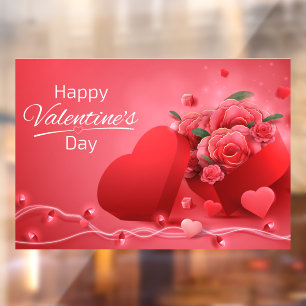 Valentines Day Window Cling