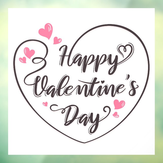 Valentines Day Window Cling (Sheet 3)