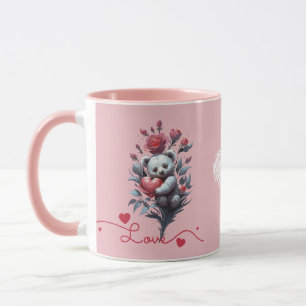 Valentine's Day with Rich Teddy Bear Mug
