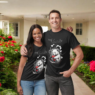 Valentine's Day with Rich Teddy Bear T-Shirt