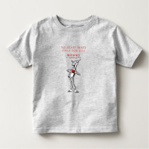 Valentine's Day Wizard of Oz Tin Man Red Heart Toddler T-Shirt
