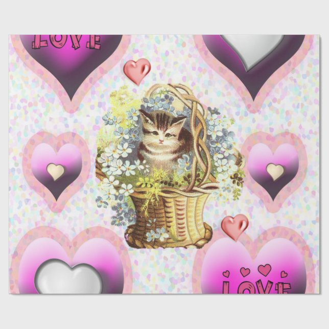 Valentine's Day Wrapping Paper (Flat)