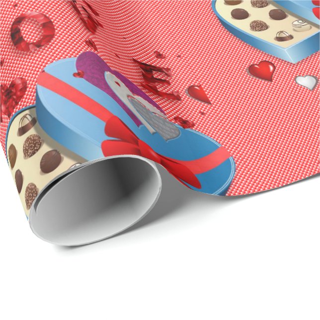 Valentine's Day Wrapping Paper (Roll Corner)