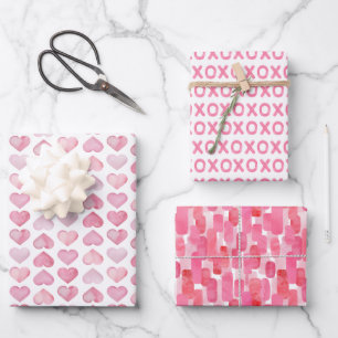 Valentine's Day Wrapping Paper Sheet