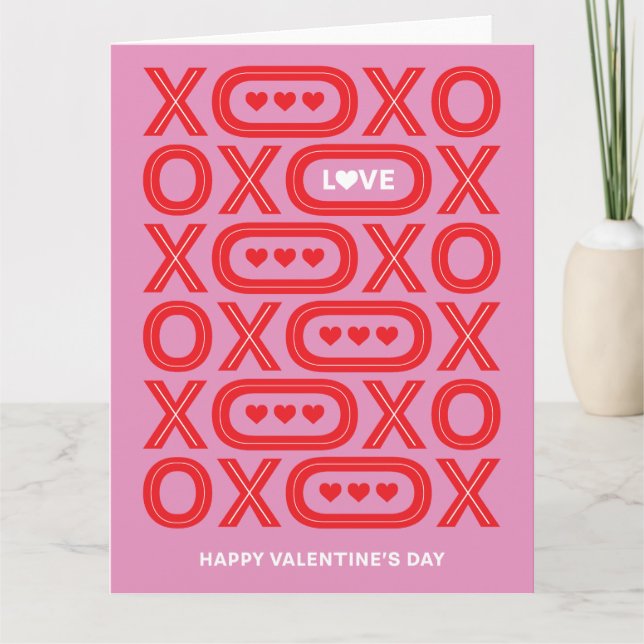 Valentine's Day XOXO Card (Front)