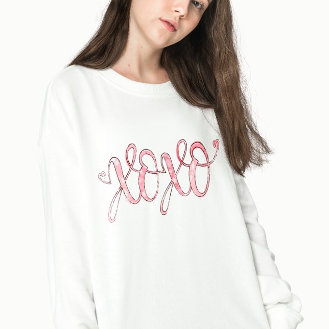 Valentine's Day XOXO Design Sweatshirt (Creator Uploaded)