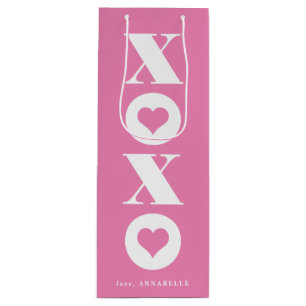 Valentine's Day XOXO Wine Gift Bag