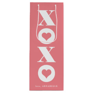 Valentine's Day XOXO Wine Gift Bag