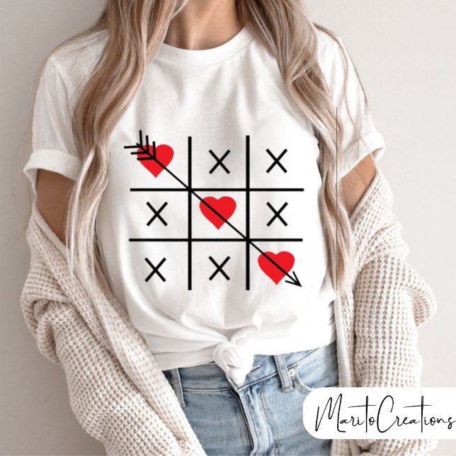Valentine's day, Xoxox,Love heart, Cupid arrow T-Shirt (Creator Uploaded)