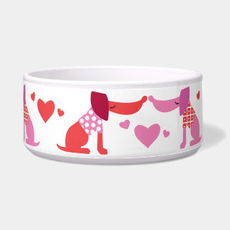 Valentines Dog Bowl