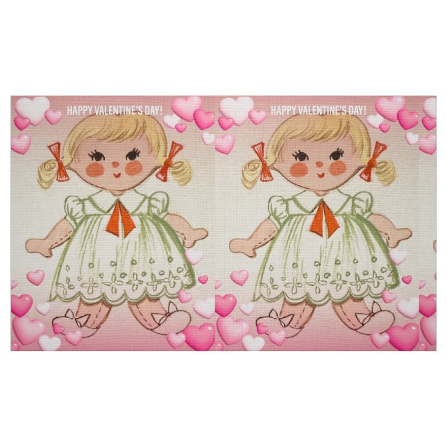 Valentines Doll Fabric (Fat Quarter)