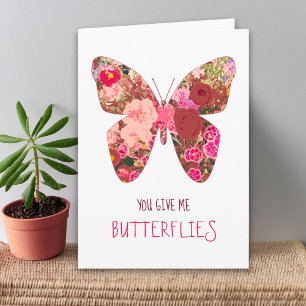 Valentine's for Best Friend - Butterflies Love Card