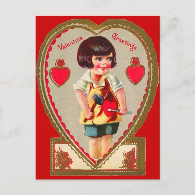 Valentine's for Kids Holiday Postcard (Front)