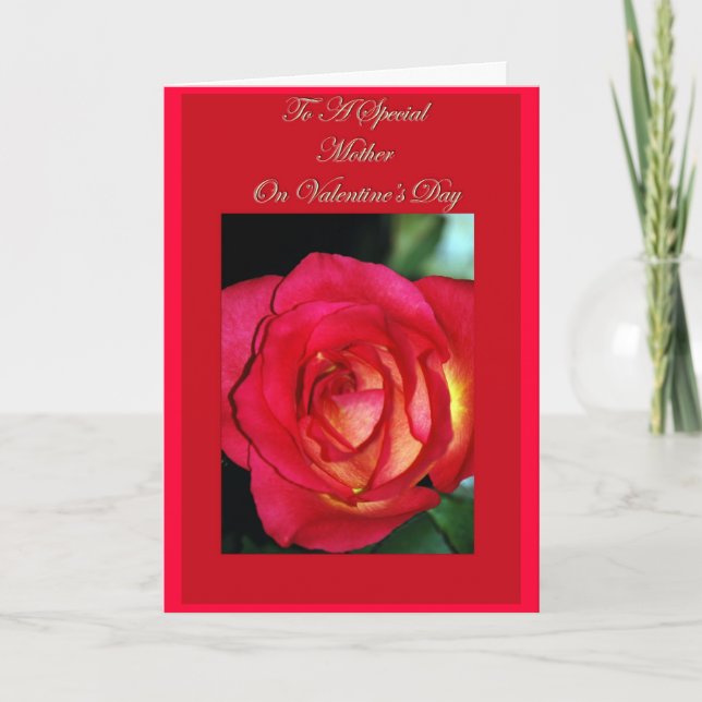 Valentine's For Mother Card (Front)