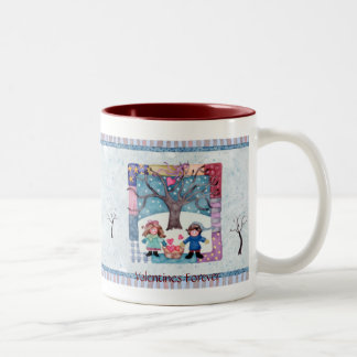 Valentines Forever Two-Tone Coffee Mug