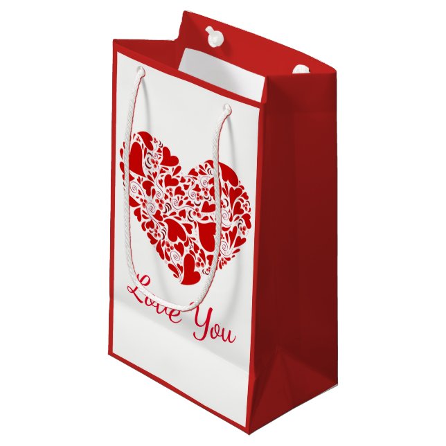 Valentine's Gift Bag (Front Angled)