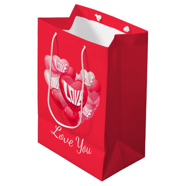Valentine's Gift Bag (Front Angled)