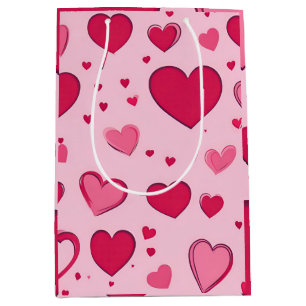 Valentines Gift Bag Hearts 01