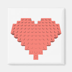 Valentines Heart Shape Magnet