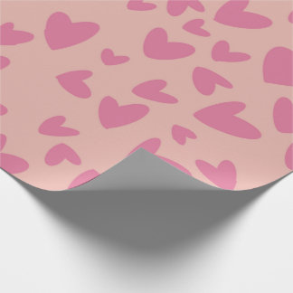 Valentines heart wrapping paper