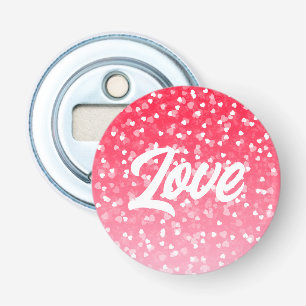 Valentine's Hearts and Love Bottle Opener