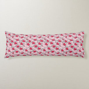 Valentine's Hearts on Envelopes Body Cushion