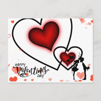Valentine's Hello Postcard