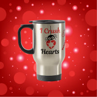 Valentine's I Crush Hearts cute spider |