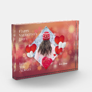 Valentines Keepsake   Red Hearts   Your Photo