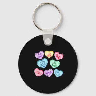 Valentines Labor And Delivery Nurse Heart Candy La Key Ring