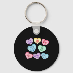 Valentines Labour And Delivery Nurse Heart Candy L Key Ring