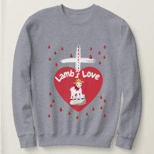 Valentine's Lamb Love Sweatshirt