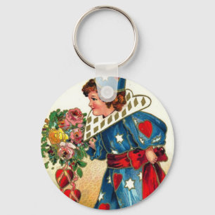 Valentine's Little Pierrot Key Ring